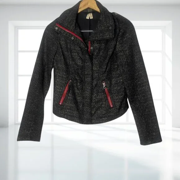 Free People We The Free Size 2 Jacket Parka Utility Snap Zip Pockets - Picture 3 of 13